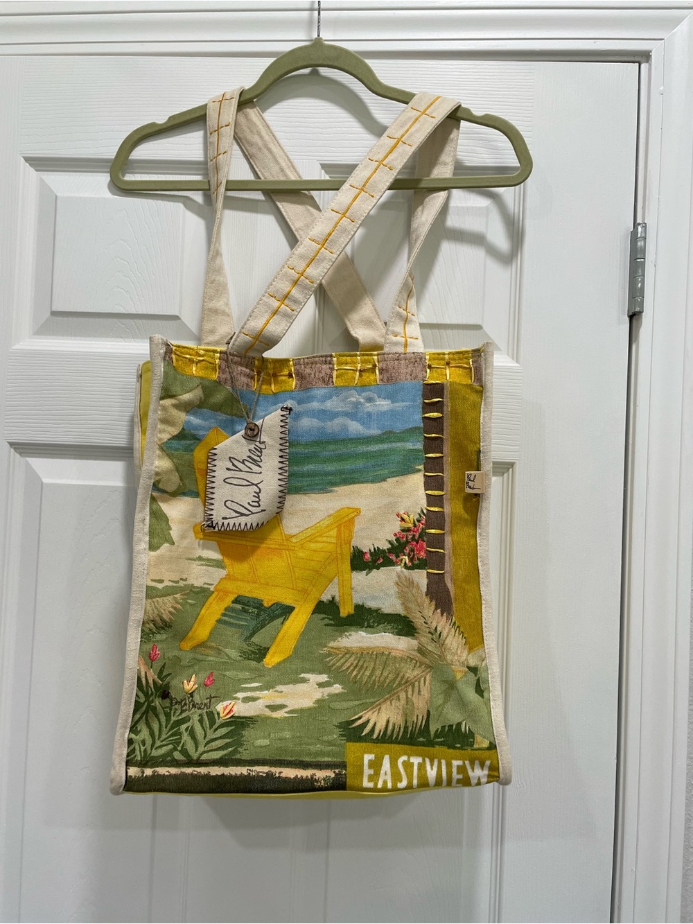 Paul Brent Eastview Yellow Canvas Tote Bag